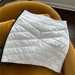 Krimson Klover - White Quilted Skirt
